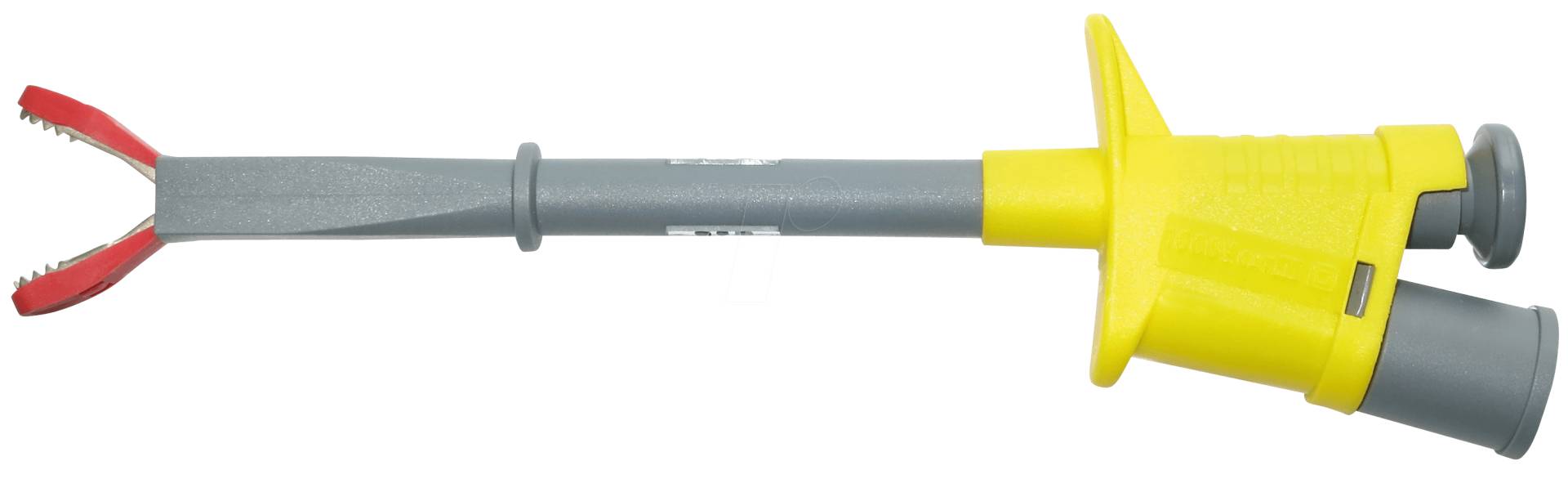 KH 6009-PROB GE - Krokodilklemmen, 15 mm, 6 A, gelb, starr von ELECTRO PJP