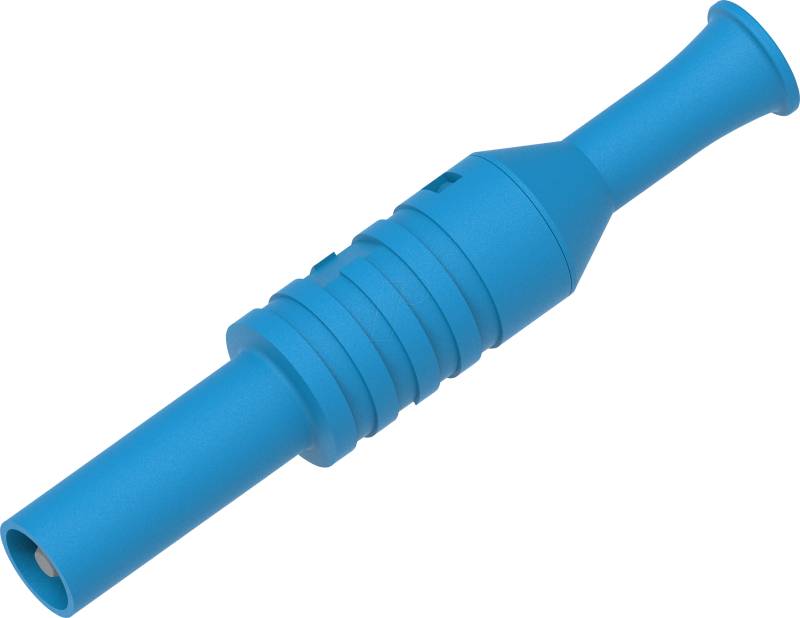 PJP 1065-BL - Sicherheitstecker, 4mm, blau von ELECTRO PJP