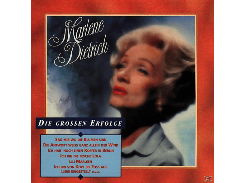 Marlene Dietrich - Die Grossen Erfolge (CD) von ELECTROLA