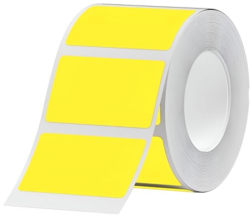 ELECTRONICA 4U Etiketten selbstklebend Ersatz für Phomemo M110 M200 M220 M221 50x30 (Gelb) von ELECTRONICA 4U