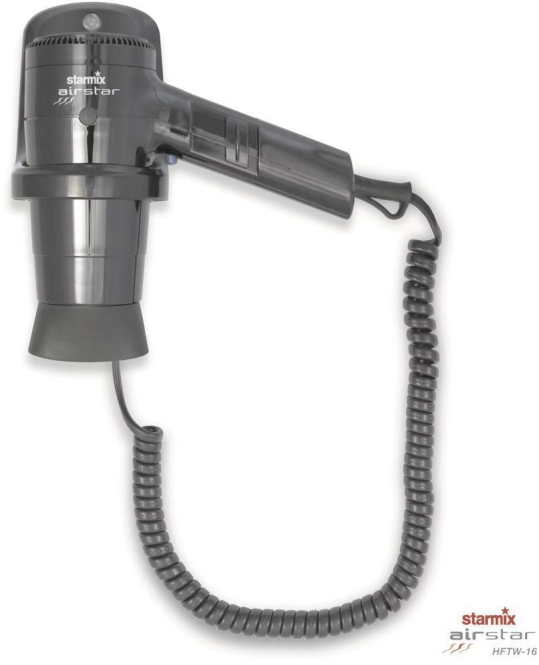 Starmix HFTW 16 sw Handhaartrockner 1600W m.Wandhalter Nr. 012964 von ELECTROSTAR GmbH