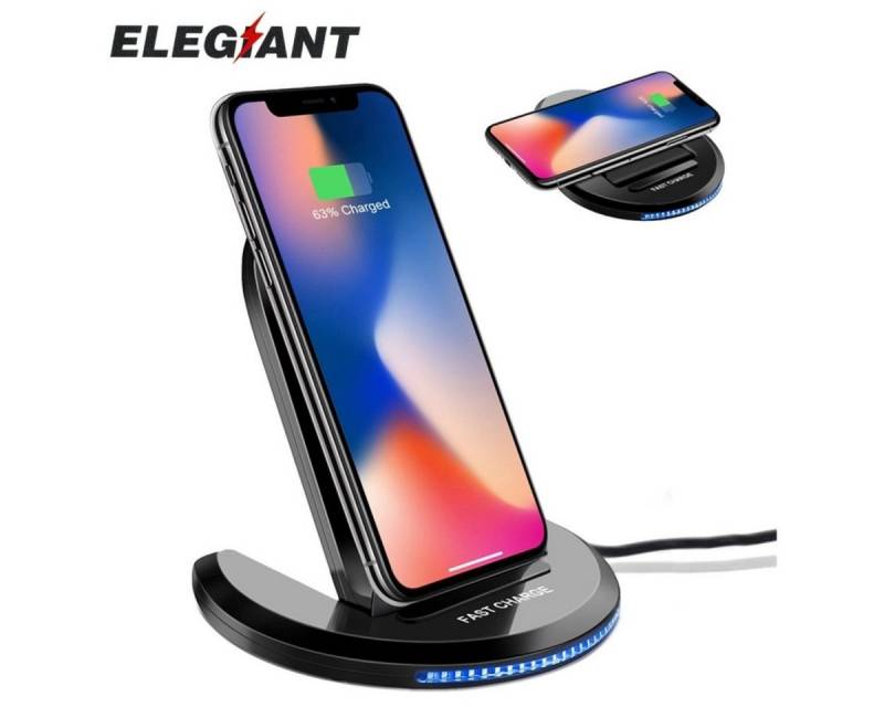 ELEGIANT ELEGIANT Kontaktlose, flache Ladestation – Elegante und effiziente Ladestation (Qi-Wireless-Ladestation) von ELEGIANT