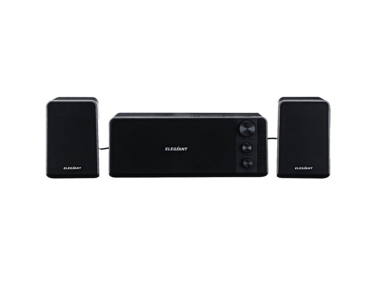 ELEGIANT SR800 2.0 Mini Anlage – 2.1 Soundsystem (Kompakte Leistung für beeindruckenden Sound) von ELEGIANT