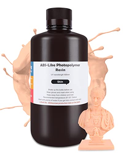 ELEGOO ABS-Like Resin 1000g Beige, 405nm Photopolymerharz 3D Drucker UV Resin für LCD/DLP 3D Drucker von ELEGOO