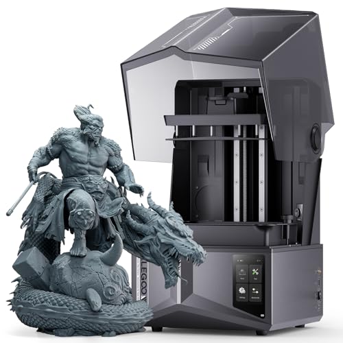 ELEGOO Saturn 4 Ultra Resin 3D-Drucker, 10 Zoll 12K Mono-LCD, 150 mm/h Hochgeschwindigkeitsdruck, Intelligentes Auto-Leveling, WiFi-Datenübertragung, großes Druckvolumen 218,88 x 122,88 x 220 mm³ von ELEGOO