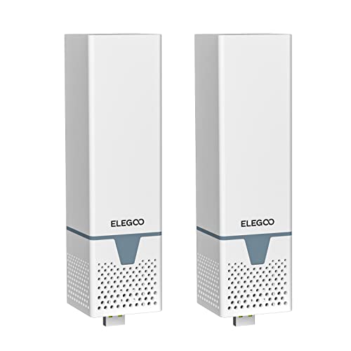 ELEGOO USB Luftreiniger mit eingebauter Aktivkohle, kompatibel mit ELEGOO Mars 3 Pro, Saturn 2，Saturn 8K und Jupiter Harz 3D Drucker (2er Pack) von ELEGOO