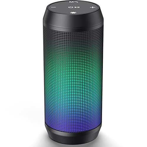 ELEHOT-Store Bluetooth Lautsprecher Tragbarer Musikbox LED Bluetooth Box Kabellos mit Freisprechfunktion für Handy und PC Mikro-SD und USB ELEHOT-Store Bluetooth Lautsprecher Tragbarer Musikbox LED Bluetooth Box Kabellos mit Freisprechfunktion für Handy und PC Mikro-SD und USB von ELEHOT-Store