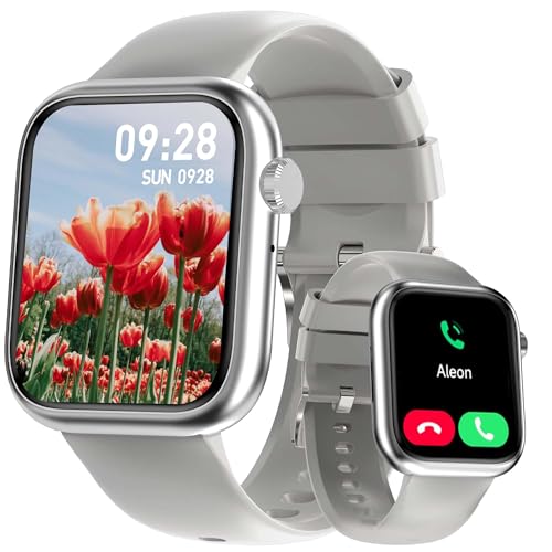 ELEJAFE Smartwatch Damen Herren, Smart Watch mit Telefonfunktion/Message Reminder, 120+ Sportmodi IP68 Impermeabile Fitness Tracker mit Herzfrequenzmonitor Schlafmonitor Schrittzähler für iOS Android ELEJAFE Smartwatch Damen Herren, Smart Watch mit Telefonfunktion/Message Reminder, 120+ Sportmodi IP68 Impermeabile Fitness Tracker mit Herzfrequenzmonitor Schlafmonitor Schrittzähler für iOS Android von ELEJAFE