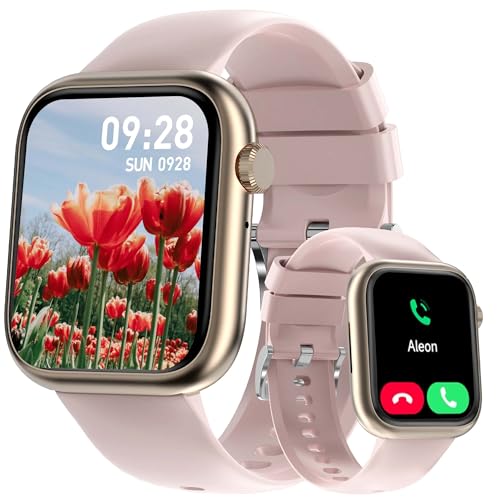 ELEJAFE Smartwatch Damen Herren, Smart Watch mit Telefonfunktion/Message Reminder, 120+ Sportmodi IP68 Impermeabile Fitness Tracker mit Herzfrequenzmonitor Schlafmonitor Schrittzähler für iOS Android von ELEJAFE