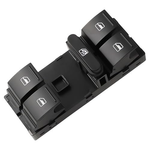 Auto Elektrischer Fensterheberschalter Für AMAROK, Für Golf 5, 6, Für Plus, Für Jetta, Auto-Fenster-Hauptschalterfeld, Auto-Fensterheber-Steuertaste 1K4959857B von ELEKNZBZTG