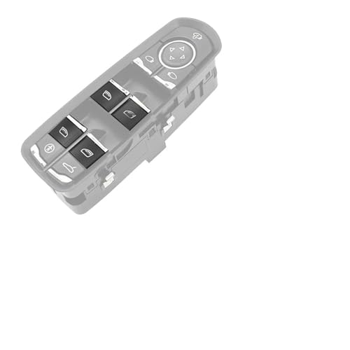 Auto Elektrischer Fensterheberschalter Für Panamera für Cayenne 2010-2016 für Macan 2014-2018 Autofensterschalter-Knopfkappenabdeckung Fahrer-Masterseite(4Pcs Driver side) von ELEKNZBZTG