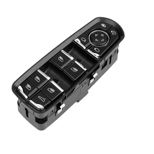 Auto Elektrischer Fensterheberschalter Für Panamera für Cayenne 2010-2016 für Macan 2014-2018 Autofensterschalter-Knopfkappenabdeckung Fahrer-Masterseite(NO.2 Button) von ELEKNZBZTG