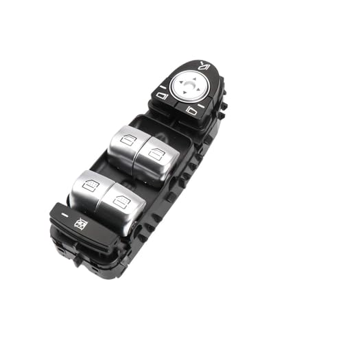 Auto Elektrischer Fensterheberschalter Für W222 Auto-Vordertür Elektrischer Fensterheberschalter Ersatz Für Klasse 2014-2019 2229052004(Black Modle A) von ELEKNZBZTG