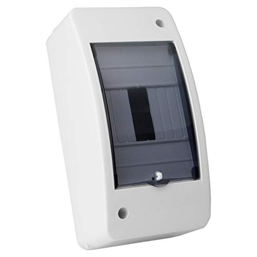 Sicherungskasten Verteilerkasten Aufputzverteiler 4 Module 1-reihig IP42, clage von ELEKTRO-PLAST