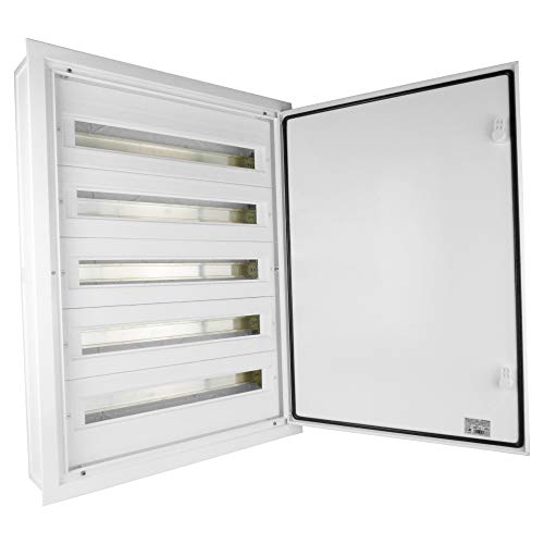 Verteilerkasten IP54 DARP-120 5x24 Unterputz Alutür Unterverteiler Sicherungskasten 9.524 E-P 6767 von ELEKTRO-PLAST