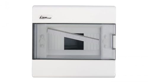 Aufputz Kleinverteiler Verteilerkasten Sicherungskasten SRn-8 (N+PE) 8 Module von ELEKTROPLAST