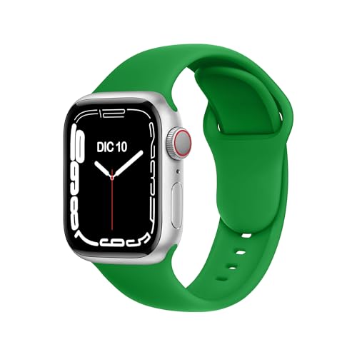 ELETTRONEO C1B Armband für Apple Watch Band Ultra 2 49mm, Series 10 46mm, 9 8 7 45mm 41mm, SE 6 5 4 44mm 40mm, 3 2 1 42mm 38mm Damen Herren Sport Silikon Strap Schwarz ELETTRONEO C1B Armband für Apple Watch Band Ultra 2 49mm, Series 10 46mm, 9 8 7 45mm 41mm, SE 6 5 4 44mm 40mm, 3 2 1 42mm 38mm Damen Herren Sport Silikon Strap Schwarz von ELETTRONEO