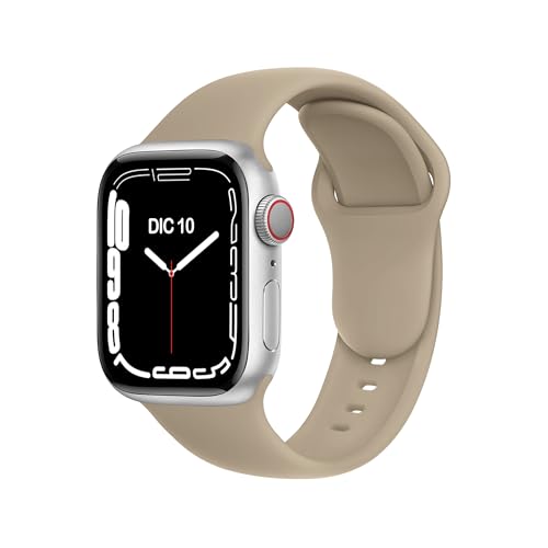 ELETTRONEO C1B Armband für Apple Watch Band Ultra 2 49mm, Series 10 46mm, 9 8 7 45mm 41mm, SE 6 5 4 44mm 40mm, 3 2 1 42mm 38mm Damen Herren Sport Silikon Strap Schwarz ELETTRONEO C1B Armband für Apple Watch Band Ultra 2 49mm, Series 10 46mm, 9 8 7 45mm 41mm, SE 6 5 4 44mm 40mm, 3 2 1 42mm 38mm Damen Herren Sport Silikon Strap Schwarz von ELETTRONEO