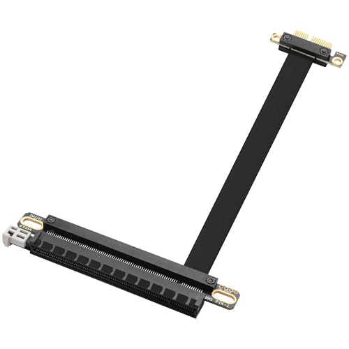 ELFJMZP PCIE 3.0 Verlängerungskabel X1 auf X16 Extender Adapter PCI-Express 1X Stecker auf 16X Buchse für Grafikkarten, WiFi, USB, Audio usw. ELFJMZP PCIE 3.0 Verlängerungskabel X1 auf X16 Extender Adapter PCI-Express 1X Stecker auf 16X Buchse für Grafikkarten, WiFi, USB, Audio usw. von ELFJMZP