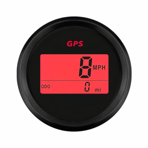 ELING 52 mm 2 Zoll digitaler GPS-Tachometer Kilometerzähler SOG ODO 9–32 V Geschwindigkeitsmesser mit Hintergrundbeleuchtung für Autos Boote ELING 52 mm 2 Zoll digitaler GPS-Tachometer Kilometerzähler SOG ODO 9–32 V Geschwindigkeitsmesser mit Hintergrundbeleuchtung für Autos Boote von ELING
