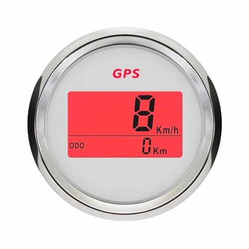 ELING 52 mm 2 Zoll digitaler GPS-Tachometer Kilometerzähler SOG ODO 9–32 V Geschwindigkeitsmesser mit Hintergrundbeleuchtung für Autos Boote ELING 52 mm 2 Zoll digitaler GPS-Tachometer Kilometerzähler SOG ODO 9–32 V Geschwindigkeitsmesser mit Hintergrundbeleuchtung für Autos Boote von ELING