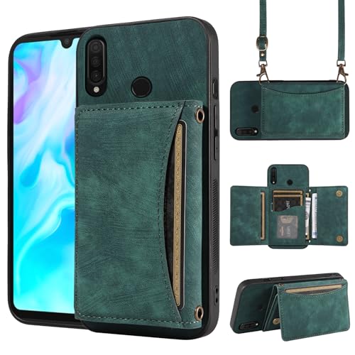 ELISORLI Handyhülle für Huawei P30 Lite/Nova 4E, Brieftaschen-Schutzhülle mit Crossbody-Schultergurt und Lederfach, Kreditkartenfach, schmaler Ständer, Handy-Zubehör, Hawaii P30Lite P 30 30Lite, ELISORLI Handyhülle für Huawei P30 Lite/Nova 4E, Brieftaschen-Schutzhülle mit Crossbody-Schultergurt und Lederfach, Kreditkartenfach, schmaler Ständer, Handy-Zubehör, Hawaii P30Lite P 30 30Lite, von ELISORLI