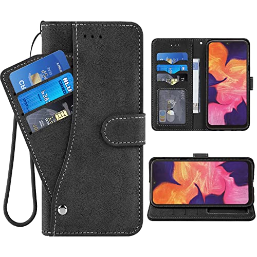 ELISORLI Kompatibel mit Samsung Galaxy A20s, Brieftaschen-Hülle, Handschlaufe, Umhängeband, Leder, Klappkartenhalter, Ständer, Handy-Zubehör, Folio-Geldbörse, Handyhülle, für Glaxay A 20s Plus A207M, ELISORLI Kompatibel mit Samsung Galaxy A20s, Brieftaschen-Hülle, Handschlaufe, Umhängeband, Leder, Klappkartenhalter, Ständer, Handy-Zubehör, Folio-Geldbörse, Handyhülle, für Glaxay A 20s Plus A207M, von ELISORLI