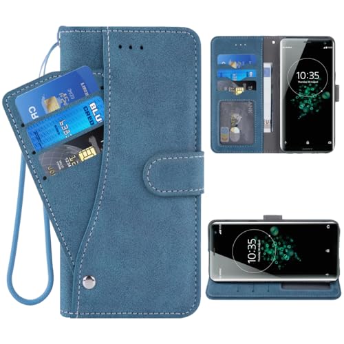 ELISORLI Schutzhülle für Sony Xperia XZ3, Brieftaschenformat, Handschlaufe, Schlitz, Handy, magnetisch, Leder, Kreditkartenhalter, Folio-Geldbörse, Ständer, Handyzubehör, Experia ZX3 H8416, für ELISORLI Schutzhülle für Sony Xperia XZ3, Brieftaschenformat, Handschlaufe, Schlitz, Handy, magnetisch, Leder, Kreditkartenhalter, Folio-Geldbörse, Ständer, Handyzubehör, Experia ZX3 H8416, für von ELISORLI