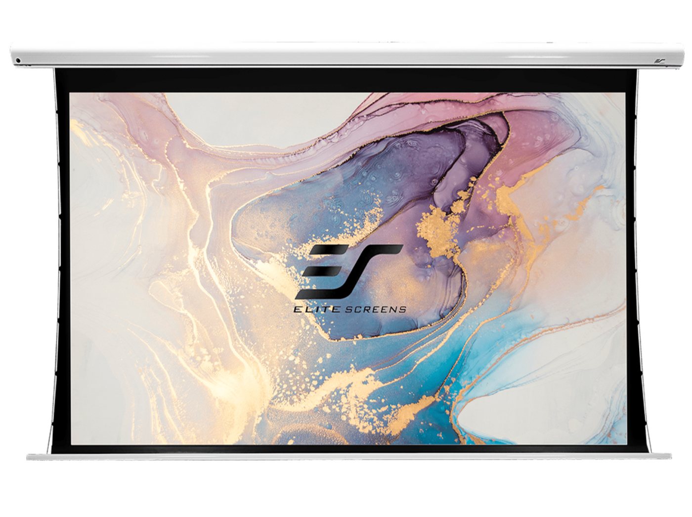 ELITE SCREENS SAKER TAB TENSION - MOTORLEINWAND Motorleinwand (Weiß / MaxWhite FG / 332 x 187 (16:9)(Vorlauf 60cm)-MaxWhite FG) von ELITE SCREENS