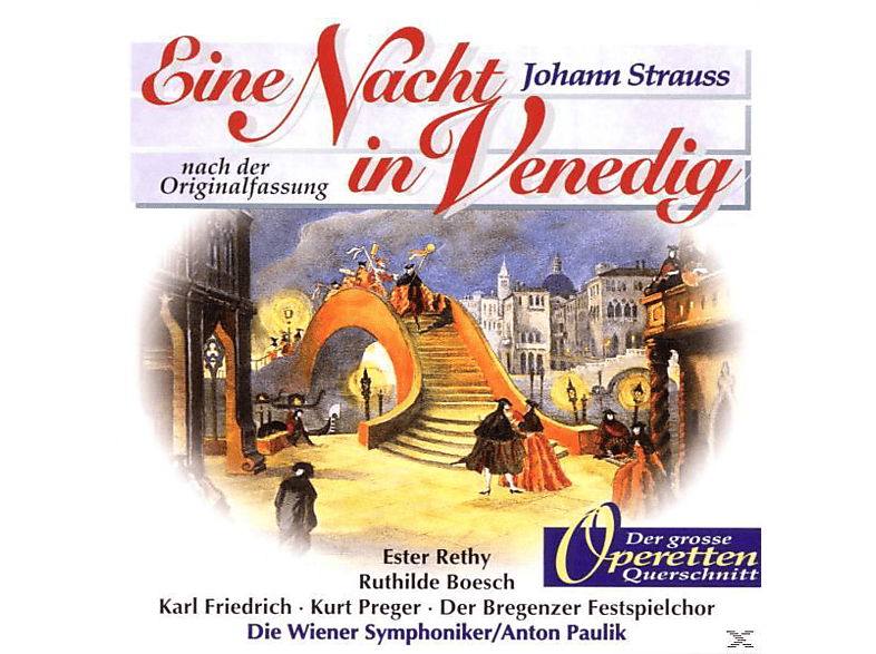 Paulik, Wsy, Bregenz.Festsp.Chor - Eine Nacht In Venedig (Qs) (CD) von ELITE SPEC