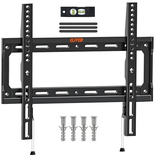 ELIVED Feste TV Wandhalterung für die meisten 26-60 Zoll Flach & Curved Fernseher, Ultra Slim TV Halterung Universal, Max. VESA 400x400mm, Hält bis zu 45KG, EV3035 ELIVED Feste TV Wandhalterung für die meisten 26-60 Zoll Flach & Curved Fernseher, Ultra Slim TV Halterung Universal, Max. VESA 400x400mm, Hält bis zu 45KG, EV3035 von ELIVED