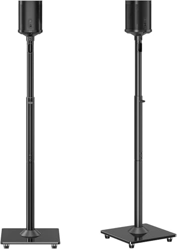 ELIVED Lautsprecherständer für Era 100 und Sonos One, One SL, Play: 1, Höhenverstellbar 88,8 cm-110,3 cm, Boxenständer Lautsprecher Ständer, 1 Paar, EV5024 ELIVED Lautsprecherständer für Era 100 und Sonos One, One SL, Play: 1, Höhenverstellbar 88,8 cm-110,3 cm, Boxenständer Lautsprecher Ständer, 1 Paar, EV5024 von ELIVED