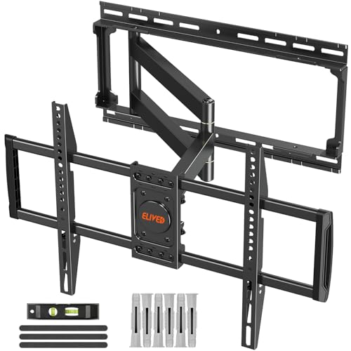 ELIVED TV Wandhalterung Schwenkbare, Langer Ausziehbarer Arm bis 750mm, Ultrastarke Wandhalterung Fernseher für 37-75 Zoll TVs bis 40kg, Max. VESA 600x400mm, Neigbar Drehbar, EV3019 ELIVED TV Wandhalterung Schwenkbare, Langer Ausziehbarer Arm bis 750mm, Ultrastarke Wandhalterung Fernseher für 37-75 Zoll TVs bis 40kg, Max. VESA 600x400mm, Neigbar Drehbar, EV3019 von ELIVED