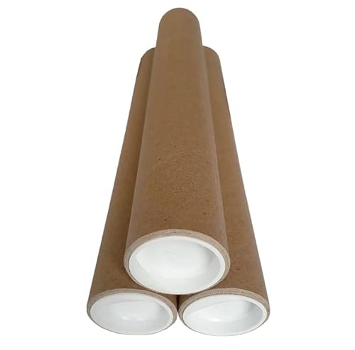 Versand Schutz Aufbewahrungs Hülse Rohr Rolle 10-50cm bis DIN A2 mit Deckel Durchmesser innen 38mm (30cm, B: 3 x 30cm) von ELIX