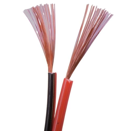 Kabel flexibel Lautsprecher Lautsprecherkabel, 0,75 1,0 1,5 mm Kernkabel, DIY-Liebhaber der CAudio-Linie, reines sauerstofffreies Kupferkabel Verlängerungsstecker (Color : 1.0mm, Size : 50m) von ELLANA