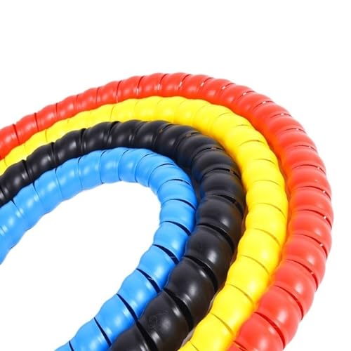 Spiralschutz 2 Meters 8mm to 16mm Cable Wire Protector Sleeve Flexible Tube Pipe Protection Winding Line Spiral Wrap Organizer Cover wickelt Kabel(Yellow,12mm 2 Meters) von ELLANA