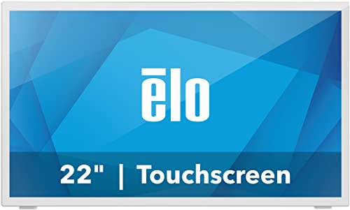 ELO 2270L – 22 Zoll Touchscreen Monitor mit Anti-Glare Glas – 10 Touch, 1920 x 1080, Weiß von ELO
