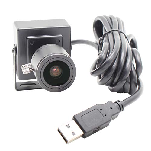ELP 0.01Lux USB Kamera 1.3MP Low Illumination Webcam mit 1/3” AR0331 Sensor,USB2.0 Webcam kompatibel für Android/Linux/Windows,2.8mm-12mm Varifocal Objektiv Web cam USB130W01MT-BFV von ELP