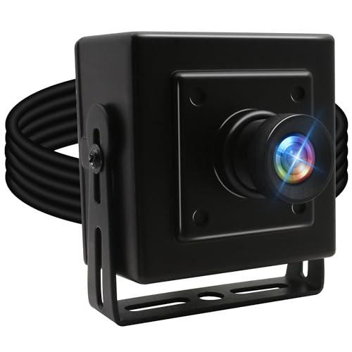 ELP OTG Weitwinkel-Webcam 5MP Aptina MI5100 CMOS 100 Grad keine Verzerrung Objektiv USB Kamera für Webkonferenzen/Business/Roboter Machine Vision USB500W05G-BL100 von ELP
