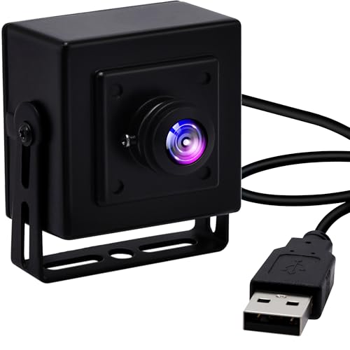 ELP Webcam 5 MP HD Aptina PC-Kamera, Web Cam mit 180-Grad-Fischaugenobjektiv für industriellen 3D-Drucker, Web-Konferenzkamera, kompatibel mit Windows Android Linux von ELP