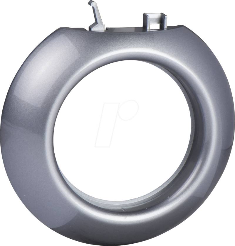 ELSO WDE011441 - End-Rahmen, Silber-Effekt, rund, Renova, Retro-Design von ELSO