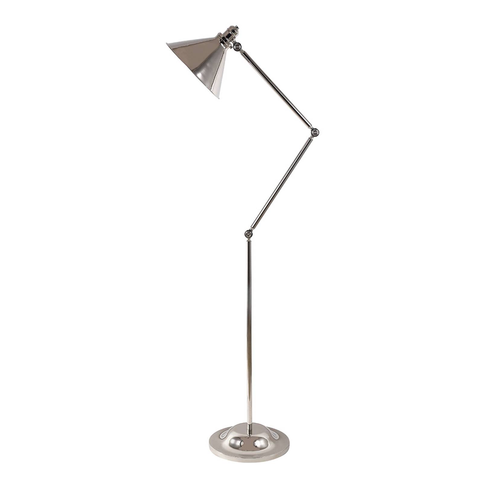 Stehlampe Provence, verstellbar, nickel poliert von ELSTEAD