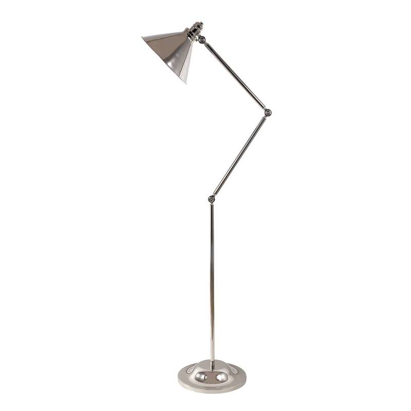 Stehlampe Provence, verstellbar, nickel poliert von ELSTEAD