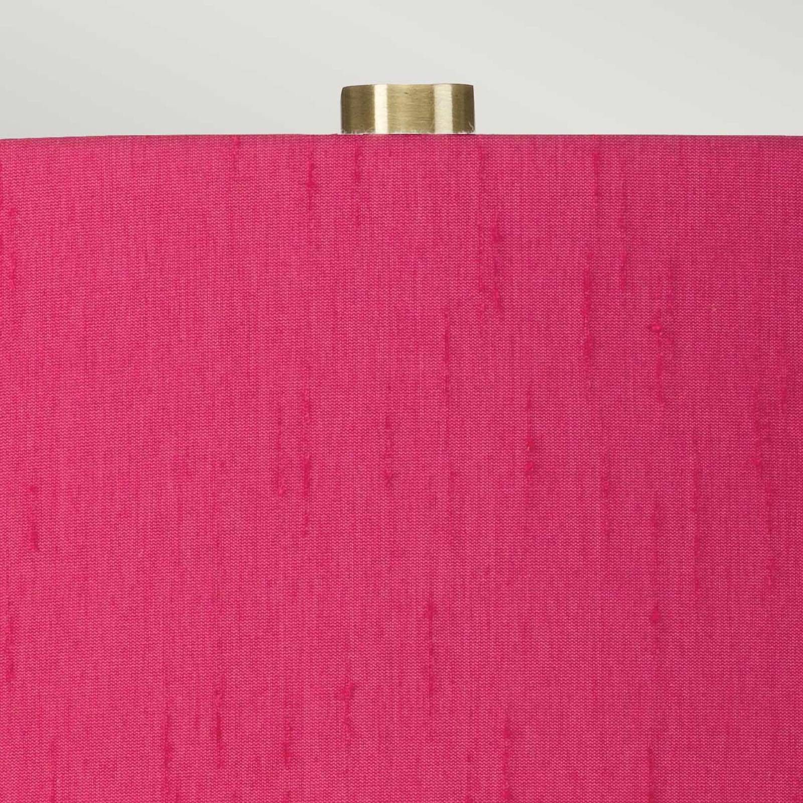 Textil-Tischleuchte Isla messing antik/cranberry von ELSTEAD