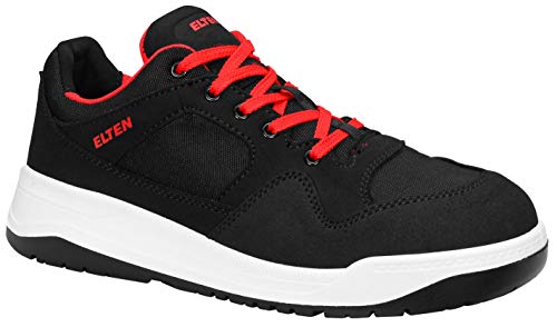 ELTEN Sicherheitsschuhe MAVERICK black Low ESD S3, Herren, Textil, Stahlkappe, leicht, sportlich, Schwarz, Größe: 44 von ELTEN