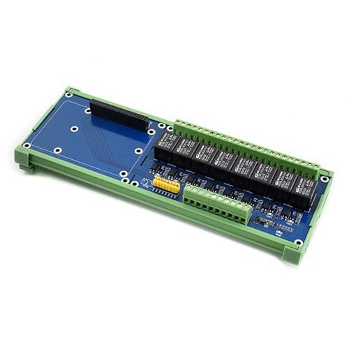 Modul mit 8 Relais für Raspberry Pi DIN-Schienenmontage RPi Relay Board (B) Waveshare 15423 von ELTY