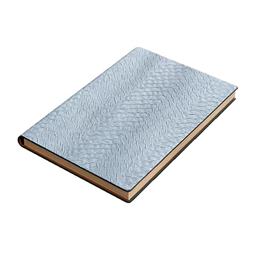 ELUKHT College-Tagebuch, liniert, Kunstleder, Hardcover, liniertes Notizbuch, Leder-Tagebuch zum Schreiben, Büro, Schule, Geschäft (Blau, A5) von ELUKHT
