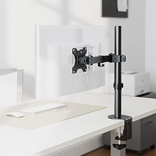 ELUKHT Einzelner Monitorständer, voll verstellbarer Monitorarmständer mit Klemme und Tüllenbasis, passend für 13-32-Zoll-Bildschirme, 75 x 75, 100 x 100 mm ELUKHT Einzelner Monitorständer, voll verstellbarer Monitorarmständer mit Klemme und Tüllenbasis, passend für 13-32-Zoll-Bildschirme, 75 x 75, 100 x 100 mm von ELUKHT