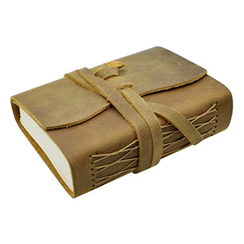 ELUKHT Handgefertigtes Mini-Notizbuch, Leder, Tagebuch, Skizzenbuch, Planer, Reisen, Büro, Schule ELUKHT Handgefertigtes Mini-Notizbuch, Leder, Tagebuch, Skizzenbuch, Planer, Reisen, Büro, Schule von ELUKHT