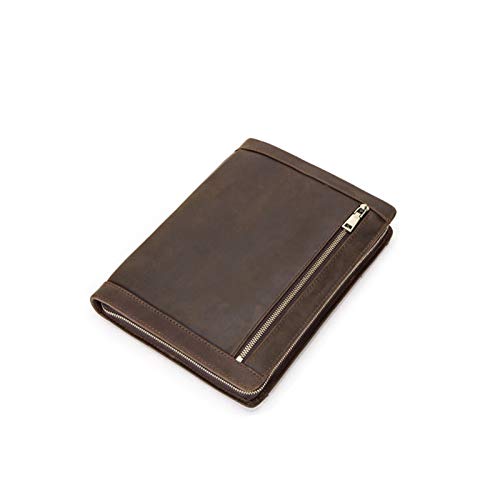 ELUKHT Konferenzmappe A4 Leder Business Office Notebook Datei Tasche Ordner für Büroarbeit von ELUKHT